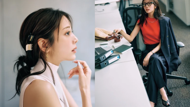 仕事帰りにデートや会食がある日、何を着る? 仕事中のきちんと見せも、定時後のおしゃれもかなう4コーデ