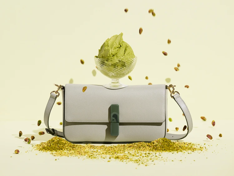 「フルラ イリデ」 ピスタチオ¥49500(H13×W24×D6cm)