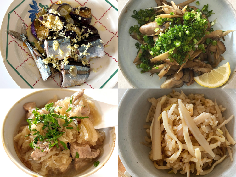 【長谷川あかりのご自愛ごはん】おすすめの秋レシピ6選。サンマのオイル蒸し、さつまいものスパイスごはんなど。食欲の秋をおいしく楽しむ!