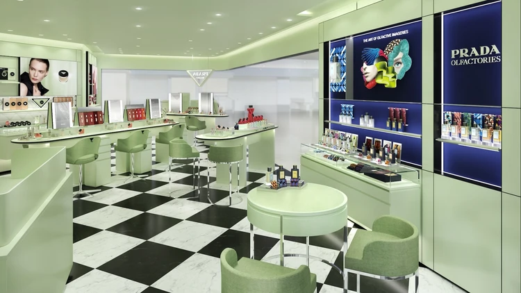 プラダ ビューティ ニュウマン高輪店 店内イメージ