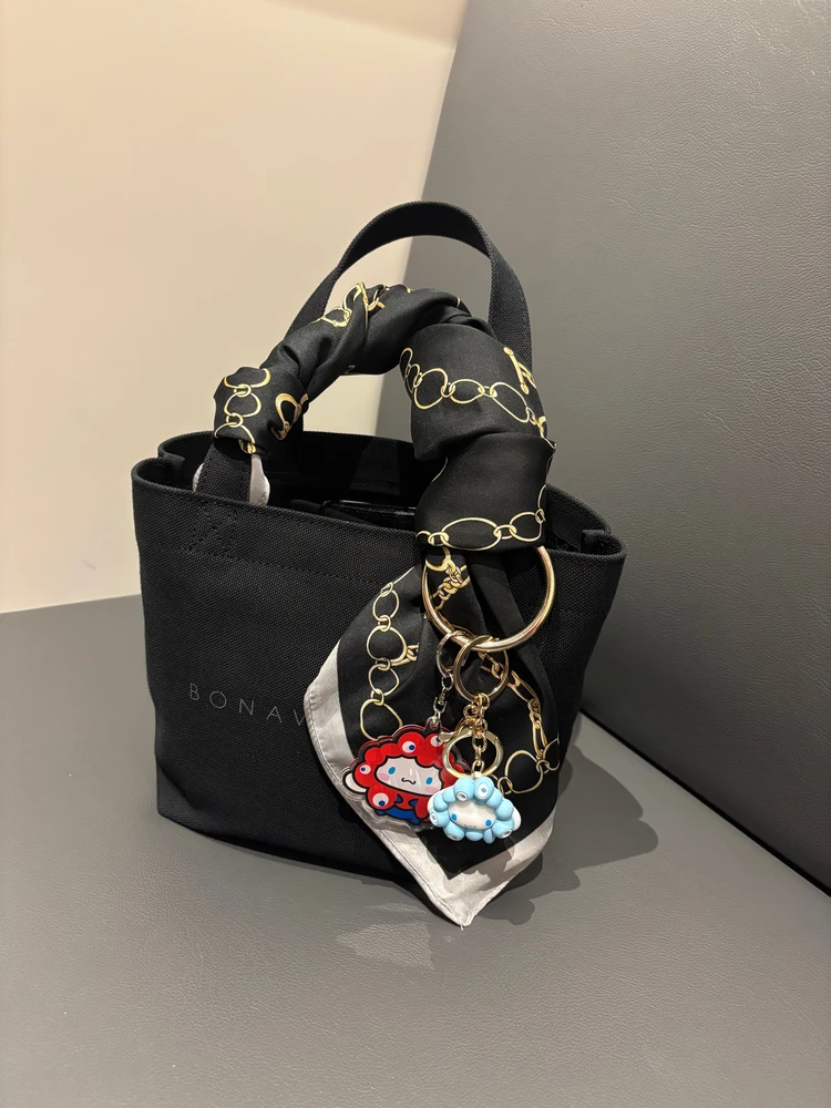 ボナベンチュラキャンバストート みゃくみゃくサンリオコラボシナモロール