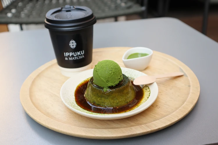 東京 日本橋 三越前 IPPUKU & MATCHA イップク アンド マッチャ プリン 抹茶 スイーツ