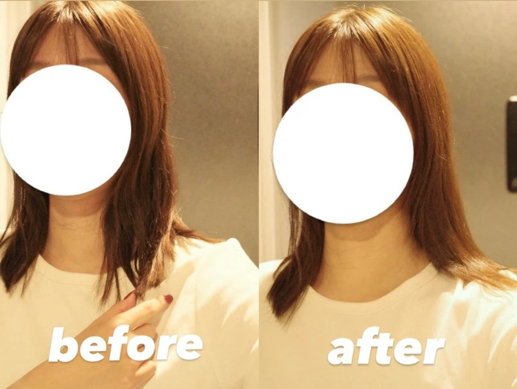 ReFa　リファ　ストレートブローアイロン　ビフォーアフター