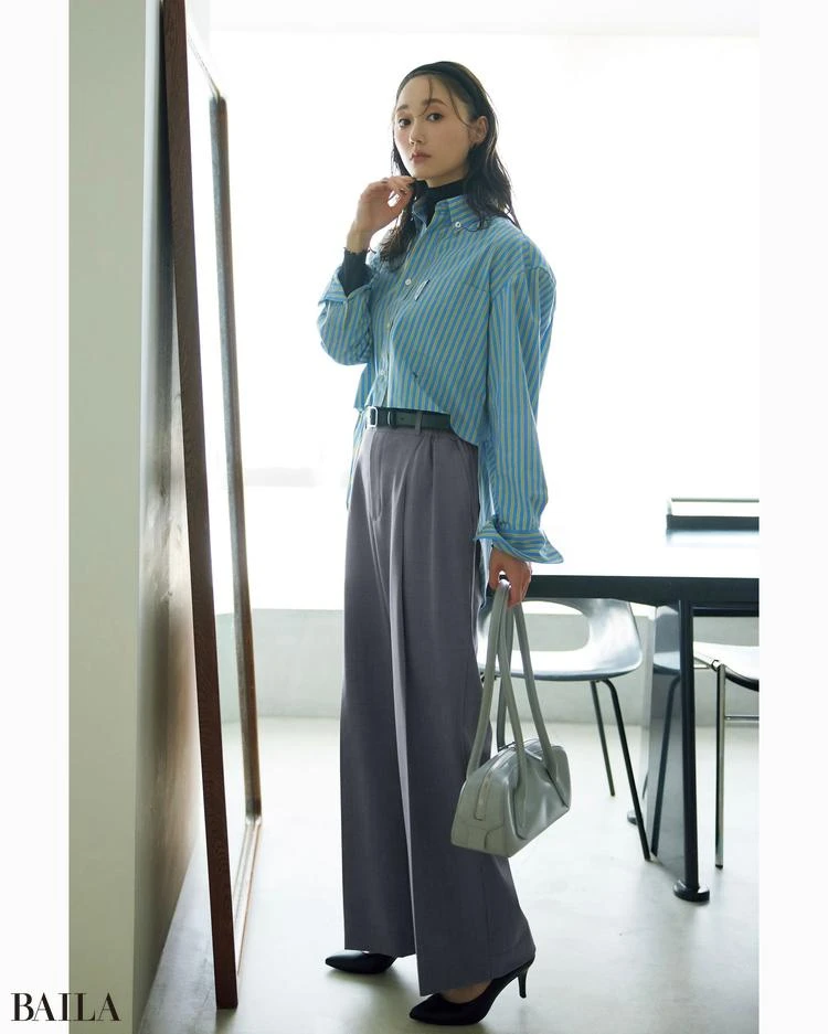 2025年 秋 シャツコーデ