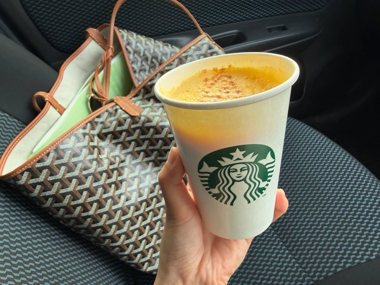 スタバ新作「パンプキン スープチーノ」