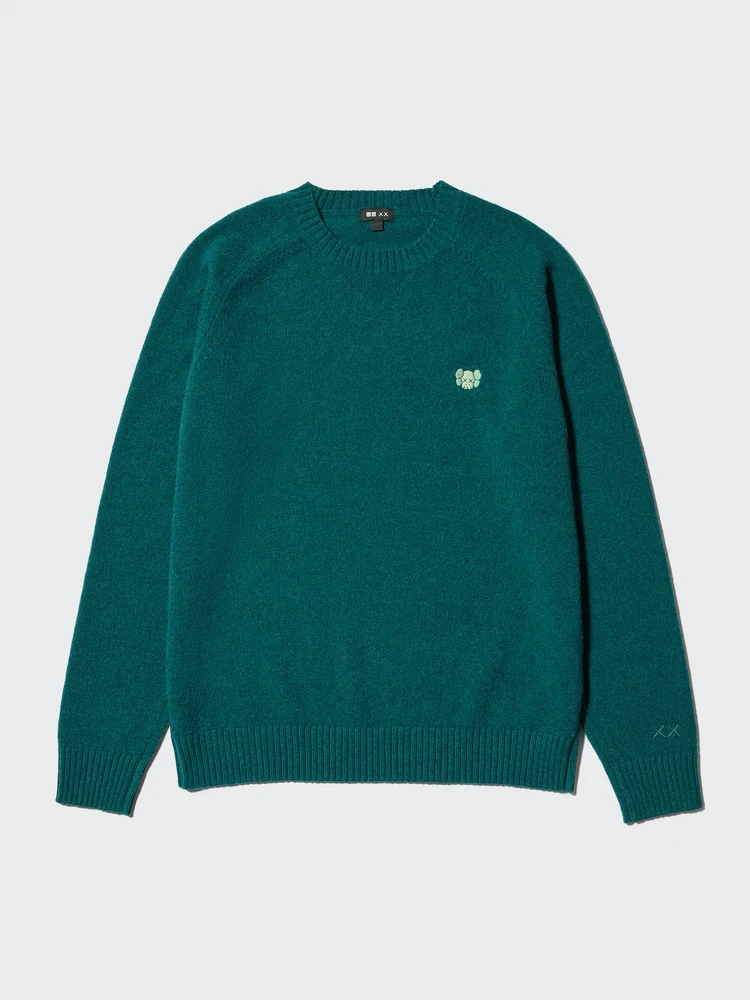 ラムクルーネックセ-ター¥3990