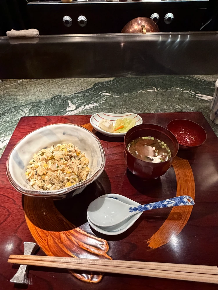 シャングリ・ラ なだ万で鉄板焼きランチ_9