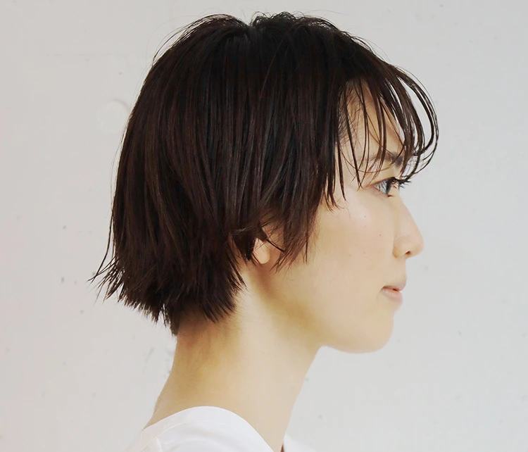 30代ー40代髪型・ショートボブのサイド