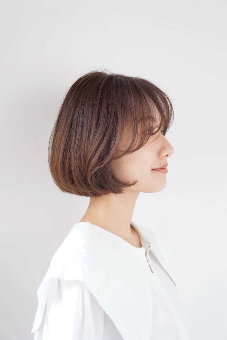 30代髪型・ボブのサイド