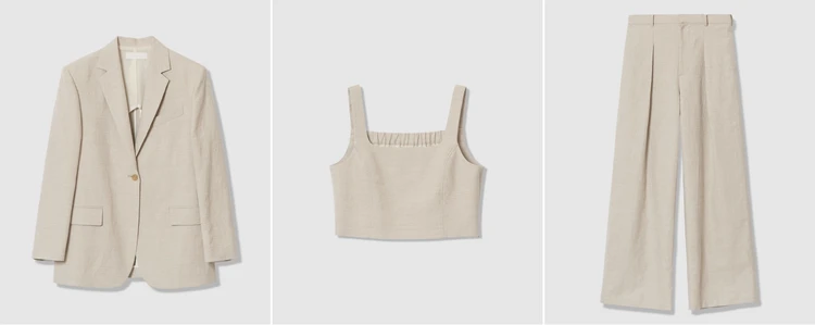 アルアバイル シャークスキンシングルオーバージャケット&シャークスキンショートジレ&シャークスキンワイドパンツ