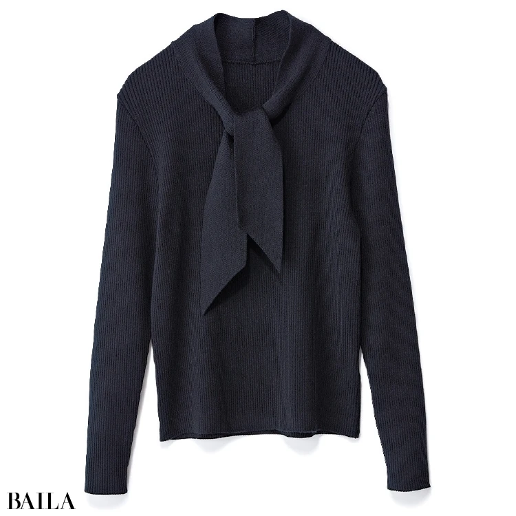 【進化系ニット部門】【3位】ストロベリーフィールズのボウタイニット ¥13000