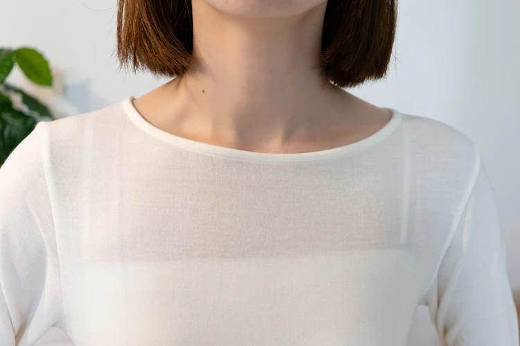 【無印良品週間】12月まで着れる、温かいシアーTシャツ_3_1