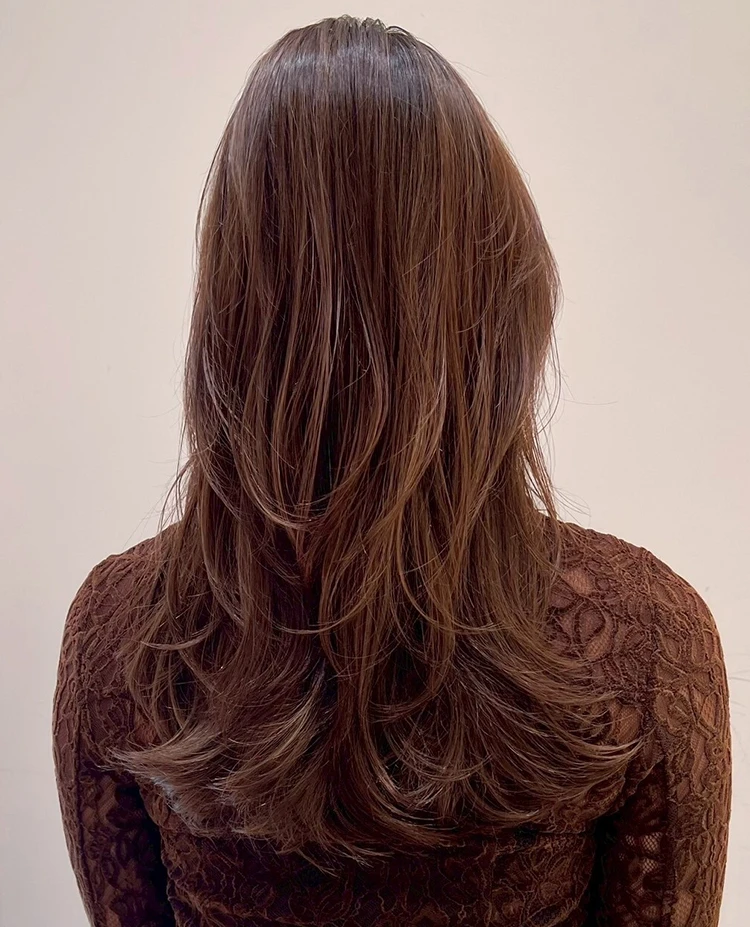 9トーンのマロングレージュ　バック