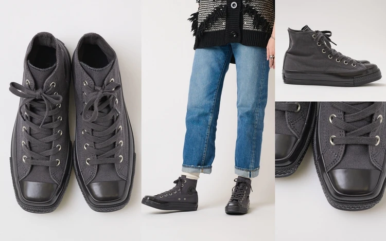 【コンバース】スクエアトウならブーツ代わりになる！ スニーカーの選び方も【きれいめ派の通勤・休日スニーカー】