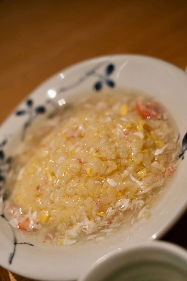 蟹あんかけ炒飯
