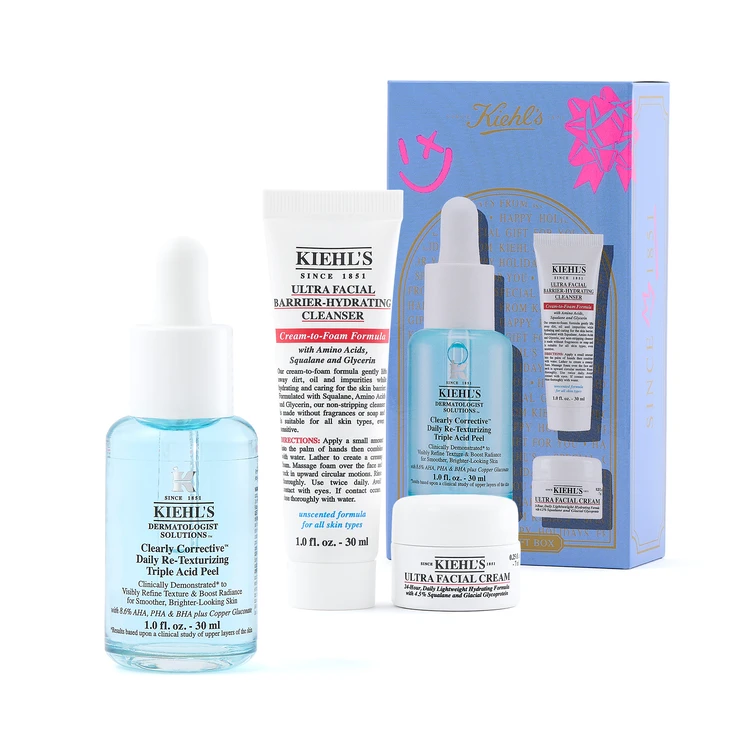 キールズ 水色ピールセラム ホリデーセット