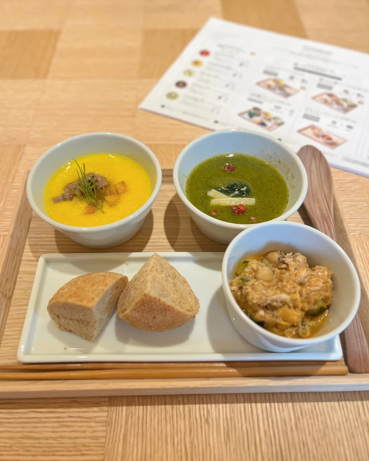 エノーク　すりながし　和のポタージュ　とうもろこし　ズッキーニ