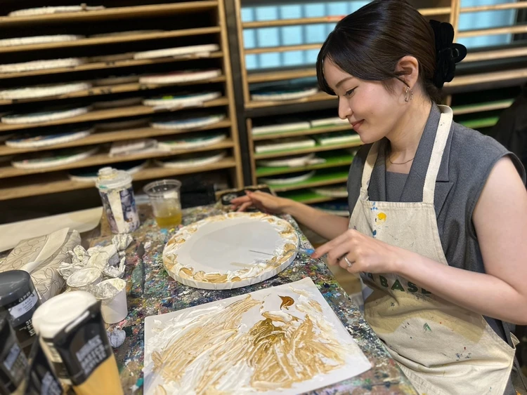 【押上で朝活♡大人気モーニングとアート体験】CREA BASEで楽しむ、世界にひとつのテクスチャーアートづくり_6_1