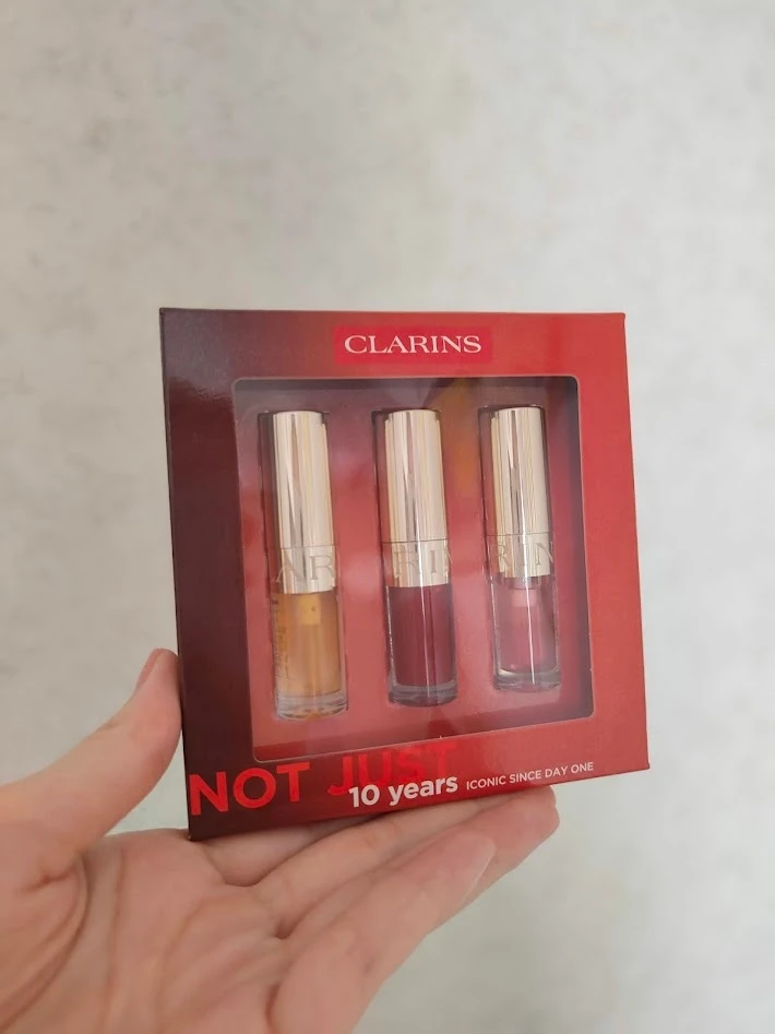 クラランス リップコンフォートオイル ミニトリオセット 発売10周年記念