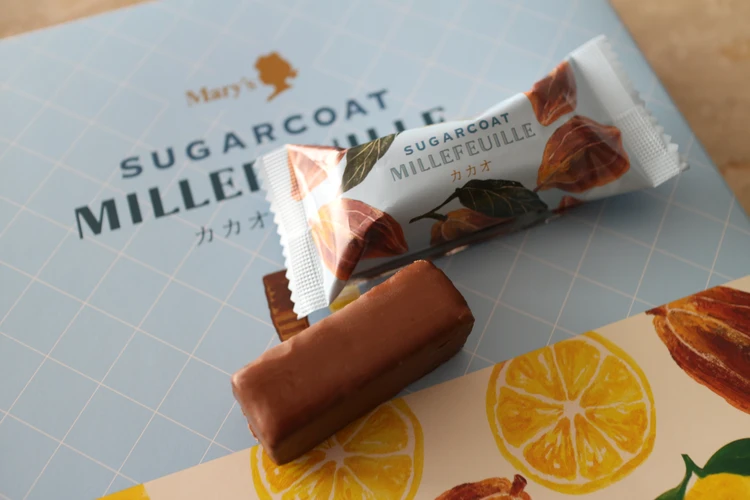 シュガーコートミルフィーユ　メリーチョコレート　夏チョコ