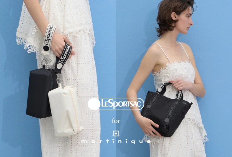【「martinique（マルティニーク）」と「LeSportsac（レスポートサック）　コラボバッグ