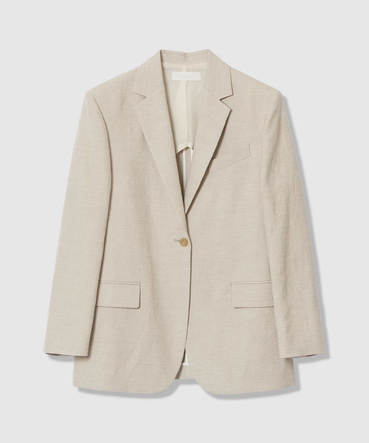 アルアバイル シャークスキンシングルオーバージャケット ¥49500