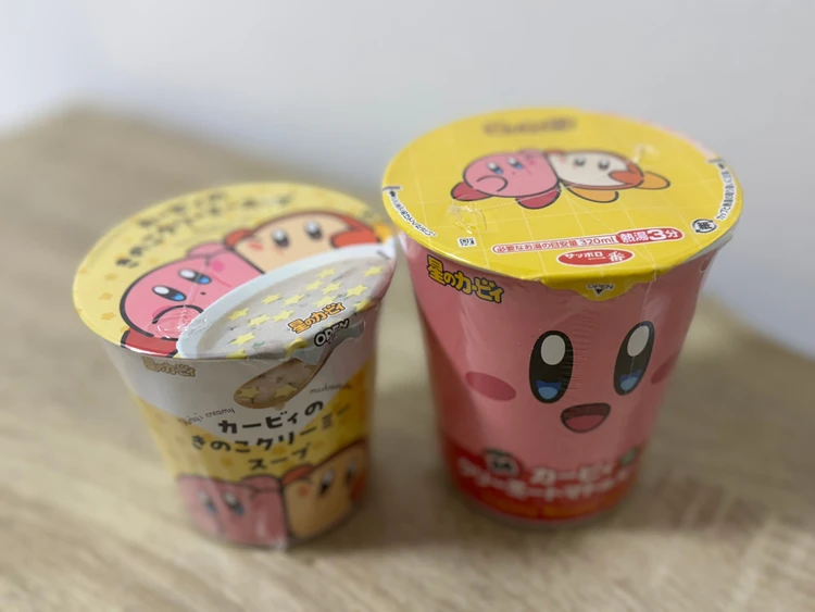 ファミマ　ファミリーマート　カービィコラボスープ　コラボヌードル