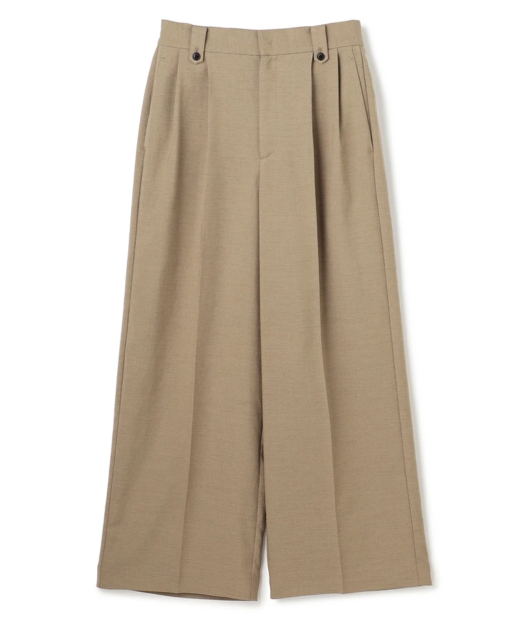 アンフィーロ　TENNEN TOUCH タックワイドパンツ　￥11990