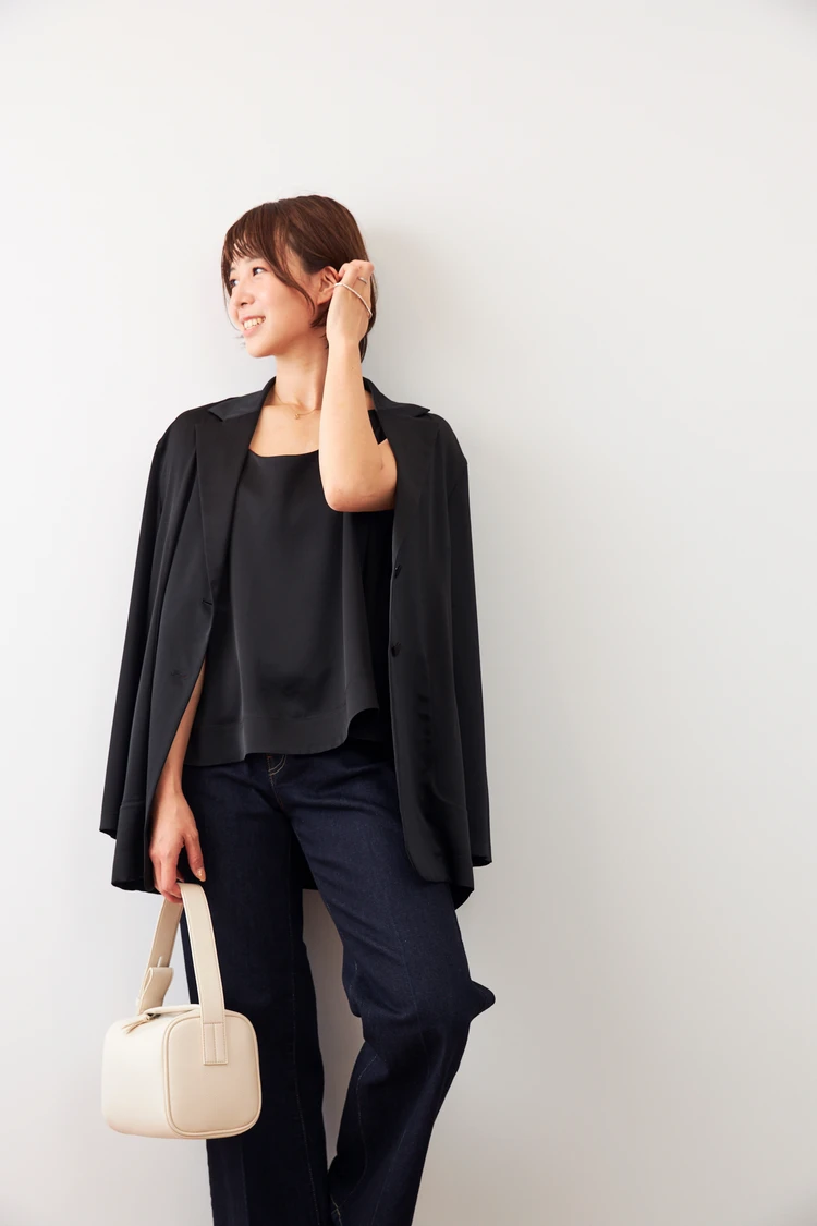 PLST プラステ HARUNOBUMURATA コラボアイテム 通勤服 サテン生地 セットアップ