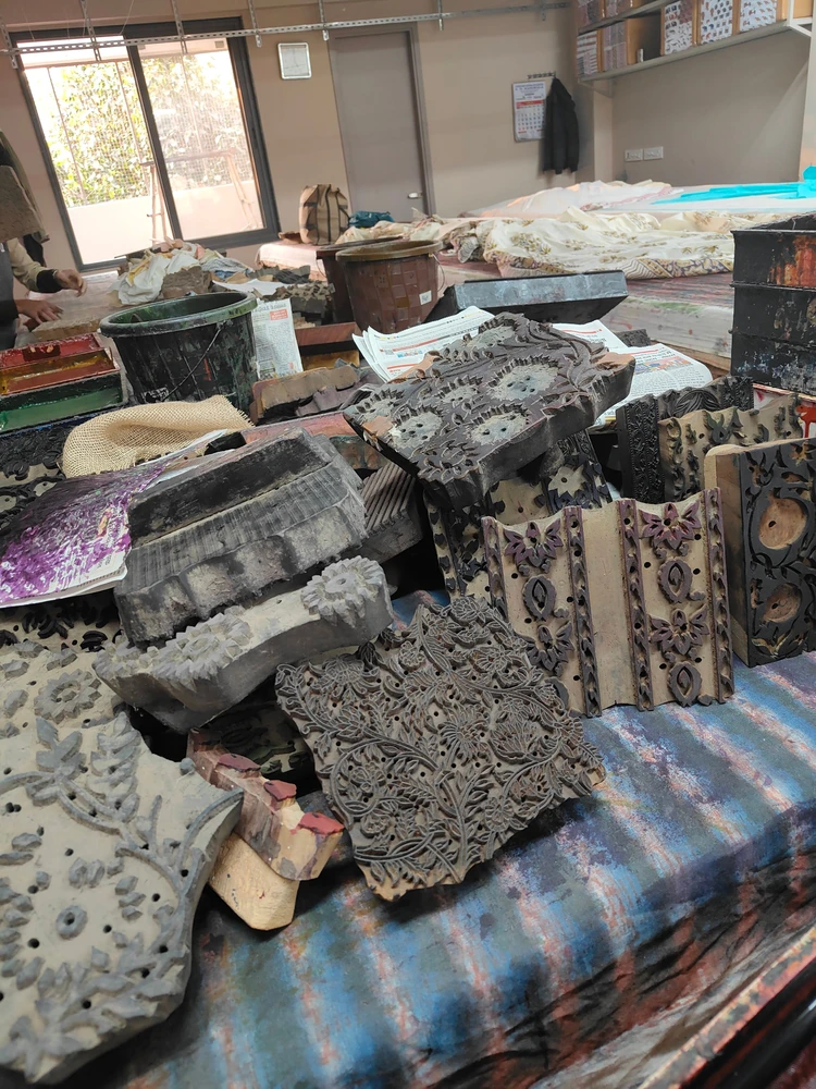インド　ジャイプール　The Fabric Craft　ブロックプリント　ブロック