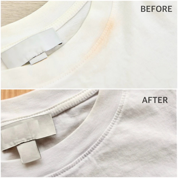 【ファンデーション汚れ】クリーニング不要！　Tシャツについた首元汚れの正しい落とし方