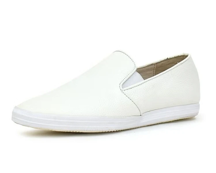 ウォシュ　スリッポンスニーカー　ホワイト