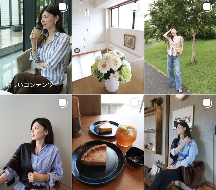 個人インスタのフィード