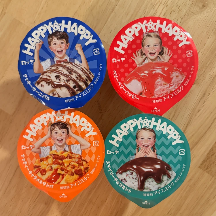 HAPPY&HAPPY全4種