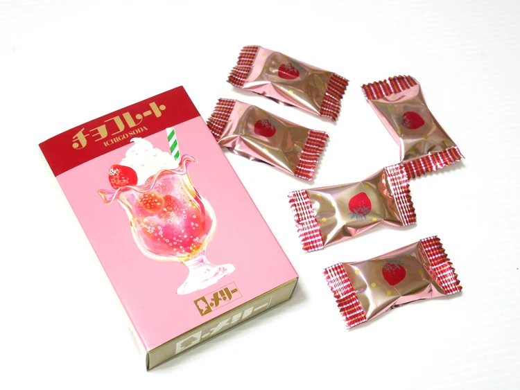 はじけるキャンディチョコレート いちごソーダチョコレート