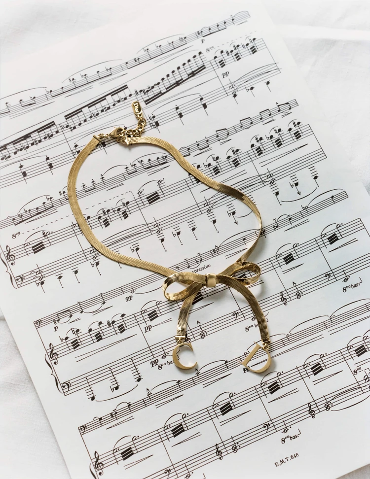 ディオール　ボウライン　ネックレス