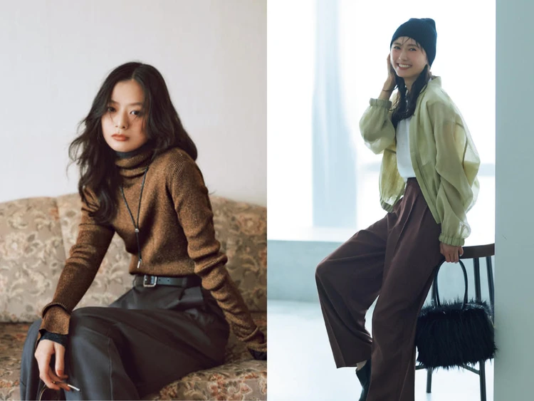 【2025年秋冬】今着たい! 大人女子ブラウンコーデ21選。 トップス・ボトムス別に最旬着こなしを。