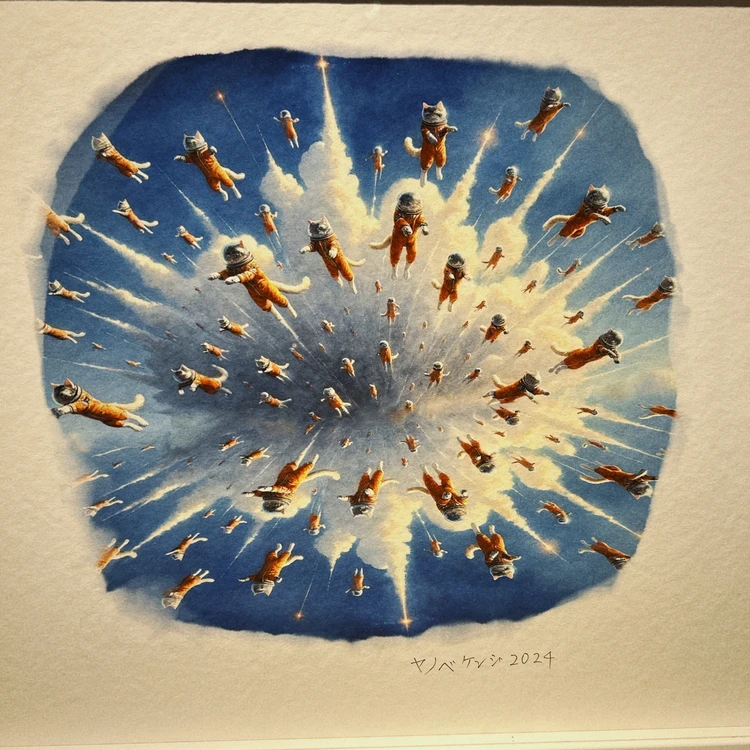 ヤノベケンジ「宇宙猫」