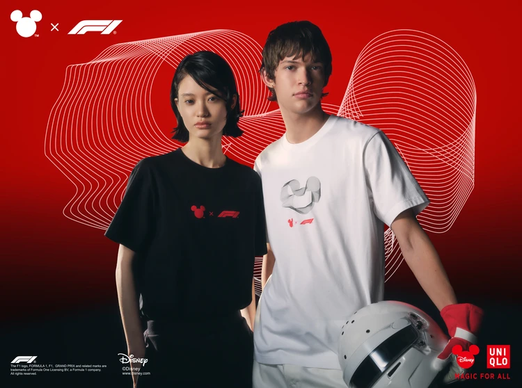 【UNIQLO(ユニクロ)】ディズニーとFormula1®、ユニクロが初のタッグを組んだコレクション「Disney × Formula1® UT」登場
