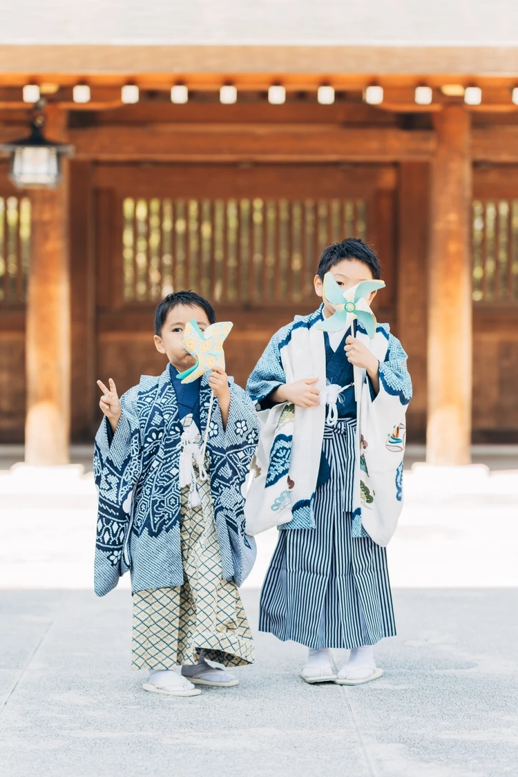 【七五三】7歳＆5歳兄弟。着付けから撮影まで当日スケジュール_7