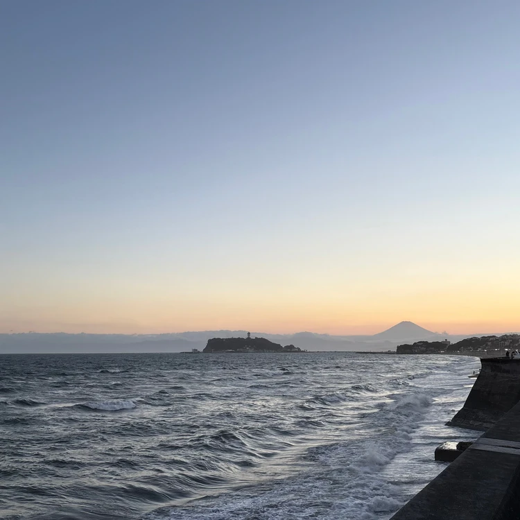 湘南の海で夕陽を楽しむ、七里ヶ浜リフレッシュ旅_9