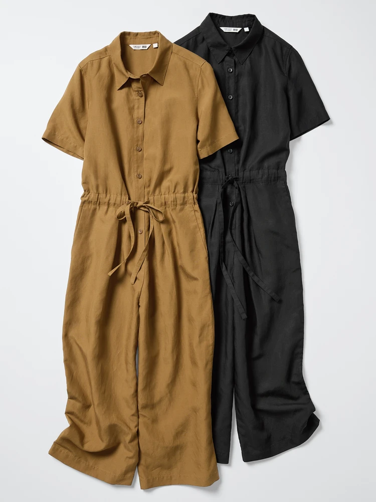 ユニクロ アンド コントワー・デ・コトニエ　2026年春夏コレクション　リネンブレンドジャンプスーツ