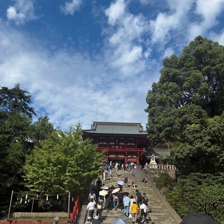 【鎌倉さんぽ】鎌倉で過ごす大人の休日♡鶴岡八幡宮とチョコレートカフェを巡った日。コーディネートも紹介!_1_2