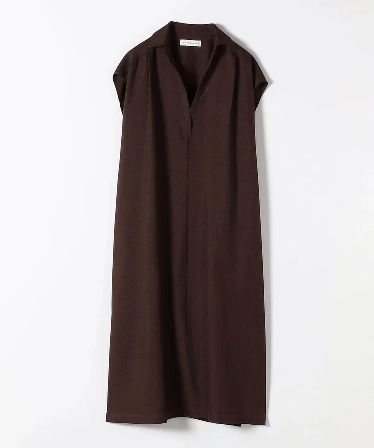 カランシエル リネン ライク スキッパー シャツ ワンピース&パンツ セットアップ ¥14850 ワンピース単品画像