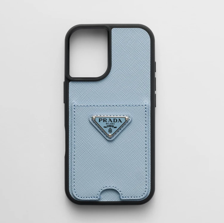 「PRADA（プラダ）」の「カードポケット付き iPhoneケース」
