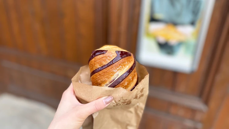 Le Coin Vertのクロワッサン フランボワーズ