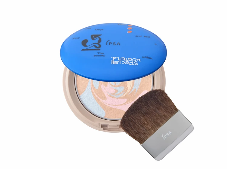 クリスマスコフレ ホリデー 限定品 イプサ コントロールパウダーセット SPF15 PA++ ¥4950(2025年11月4日数量限定発売) *限定ケース・コントロールパウダー・ブラシまたはパフの3点セット