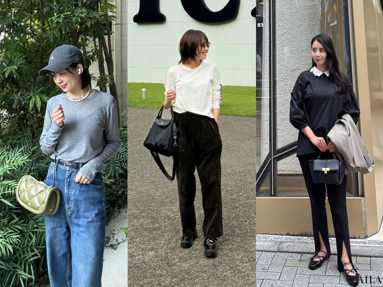 【30代】秋のリアルコーデ15選! シアーシャツ、ジャケット、ジレ、キャップ…秋冬への移ろいに大人女子は何を着てる?