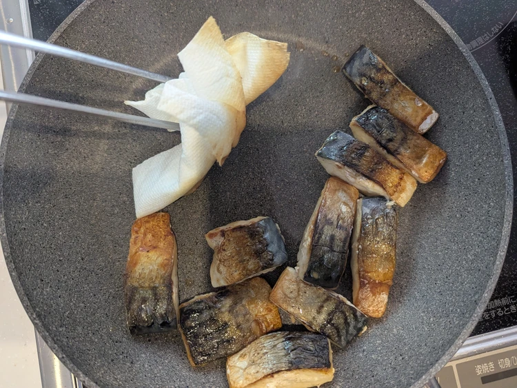 鯖の味噌煮レシピ②