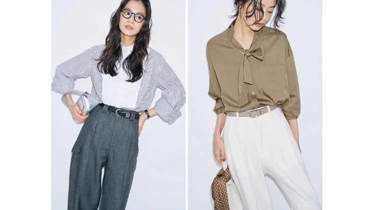 トレンドの「ベルト」を使ったあか抜けテクをスタイリストが指南！ 上品に取り入れるなら服とそろえるのが正解